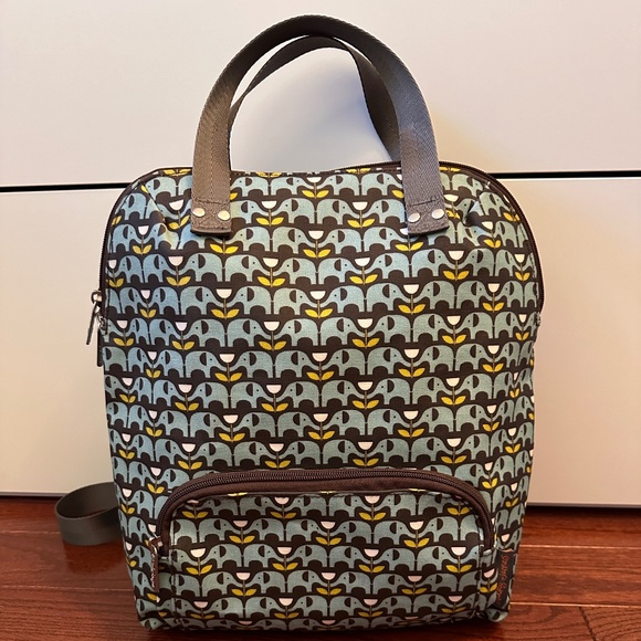 Nicky James Handbags - Nicky James EUC Elephant print backpack top handle purse